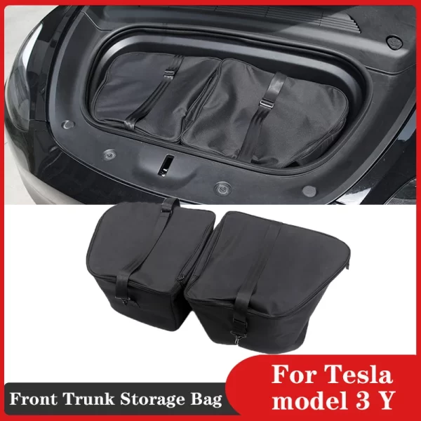 For-Tesla-Model-3-Y-2016-2023-Car-Front-Trunk-Luggage-Storage-Bag-Waterproof-Organizer-Oxford