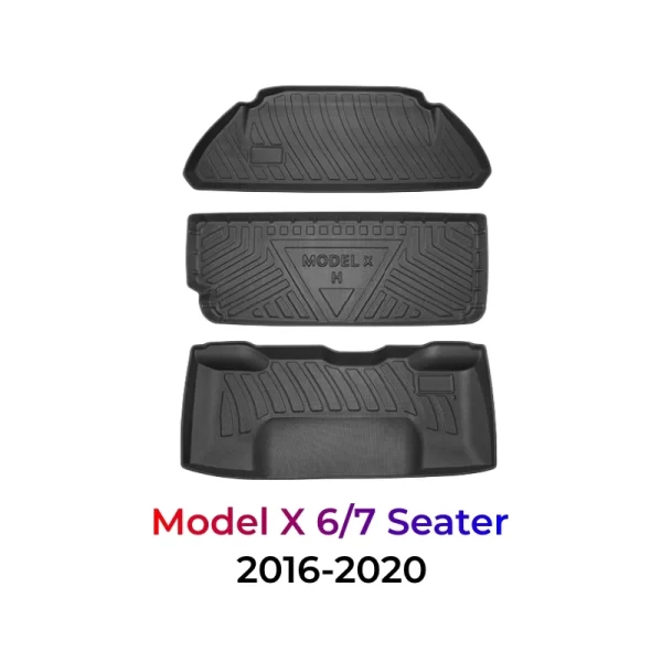 Model-X-Frunk-Trunk-Mats-2021-2022-2023-6-7-Seater-For-Tesla-Model-X-Front