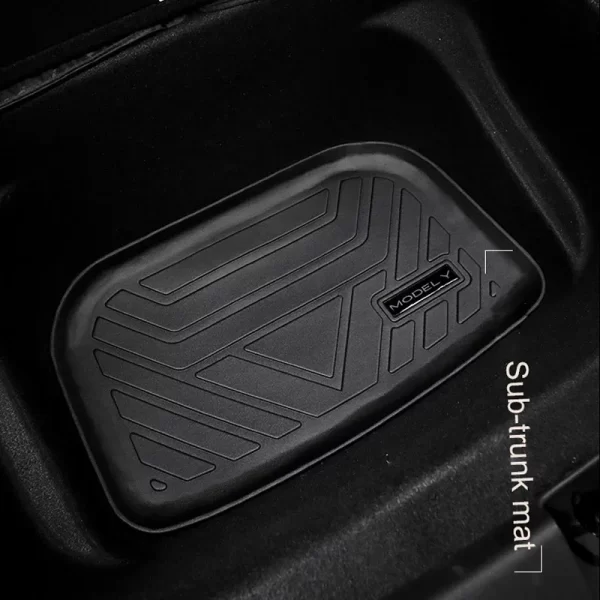 For-Tesla-Model-Y-Mats-Plain-TPE-Sub-Trunk-Frunk-Mat-Cargo-Tray-Liners-Lower-Compartment1