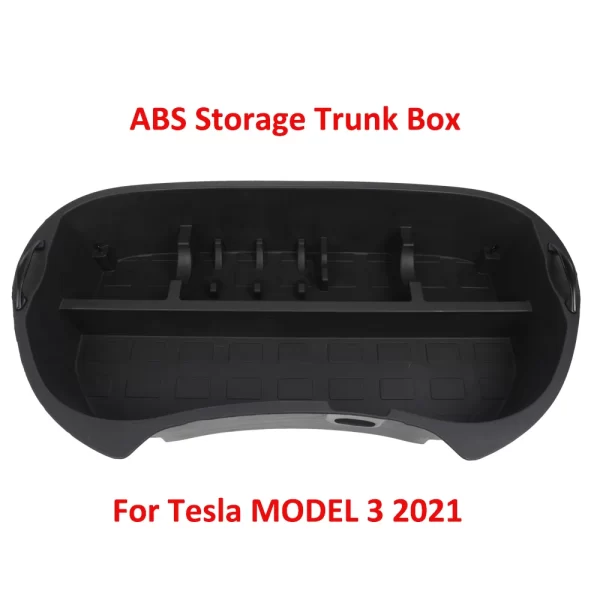 For-Tesla-Model-Y-3-2023-Accessories-Front-Rear-Trunk-Storage-Box-Double-Deck-Luggage-Organizer